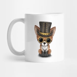 Steampunk Baby Red Fox Mug